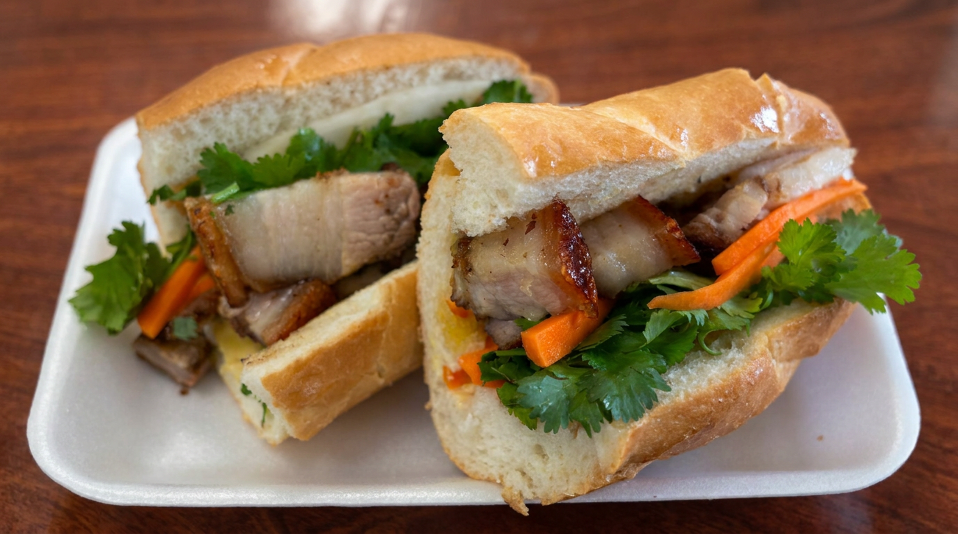 Get the pork belly banh mi