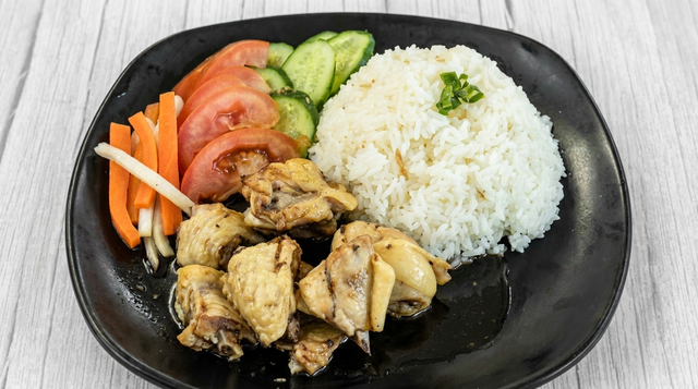 Fish Sauce Chicken with Rice