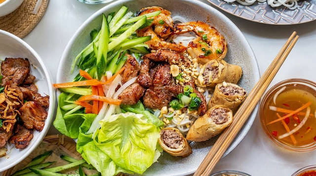 BBQ Pork & Egg Roll Vermicelli