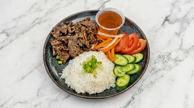 Grilled Beef Rice.